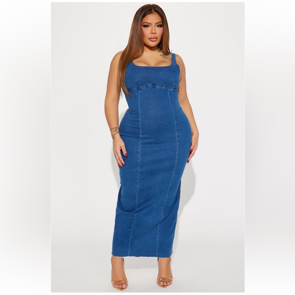 Denim dress
